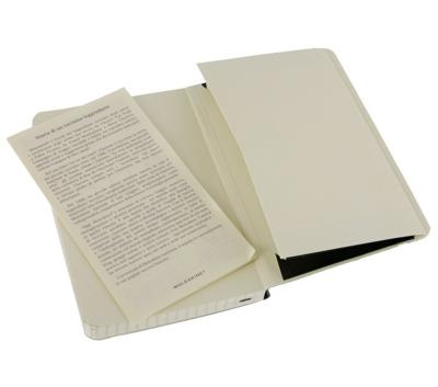 Notitieboek Moleskine pocket 90x140mm ruit 5x5mm soft cover zwart