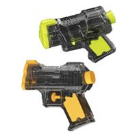 Transparant Zwart Waterpistool - thumbnail