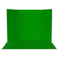 StudioKing Panoramische Achtergrond Green Screen FSF-240400PT 240x400cm - thumbnail