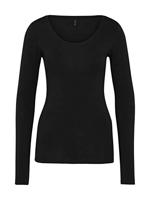 Only 15204712 Onllive Love L/s O-neck Top T-shirt Lange Mouw Black 15204712 - thumbnail
