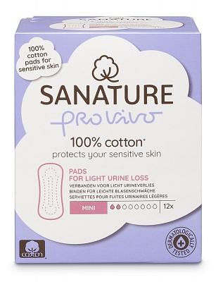 Sanature Pro Vivo 100% Katoen Verbanden voor Urineverlies Mini Sanature Pro Vivo 100% Katoen Verbanden voor Urineverlies Mini