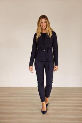 Anne bonded trousers - dark blue - 94819
