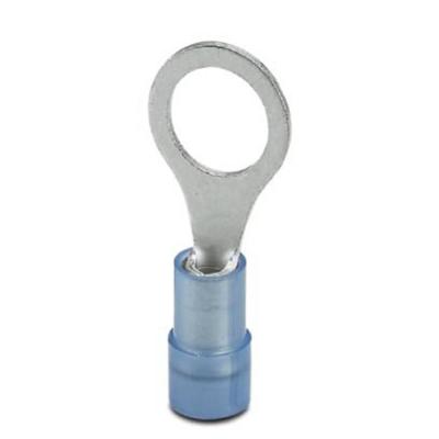 Phoenix Contact 3241210 Ringkabelschoen Dwarsdoorsnede (max.): 2.5 mm² Schachtdiameter: 8.4 mm Deels geïsoleerd Blauw 100 stuk(s)