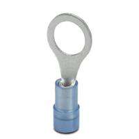 Phoenix Contact 3241210 Ringkabelschoen Dwarsdoorsnede (max.): 2.5 mm² Schachtdiameter: 8.4 mm Deels geïsoleerd Blauw 100 stuk(s) - thumbnail