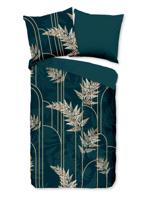Pure Dekbedovertrek "gouden bladeren" - Groen - (135x200 cm) - Microfiber - thumbnail