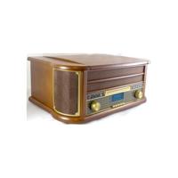 INOVALLEY RETRO29E-N Retro style vinyl Hifi systeem - Bluetooth 5.0 - 2x20W - CD/K7 audiospeler - FM radio - 2 USB poorten - thumbnail