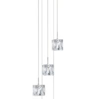 Searchlight Vide hanglampIce Cube 5x5w - 3000K - 18cm metaalgrijs - 6775-5-LED - thumbnail