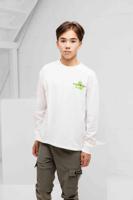 Black Bananas Action Figure Longsleeve T-Shirt Kids Wit - Maat 140 - Kleur: Wit | Soccerfanshop - thumbnail