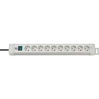 Brennenstuhl Premium-Line stekkerdoos 10-voudig lichtgrijs 3m H05VV-F 3G1,5 - 1955500100 - thumbnail