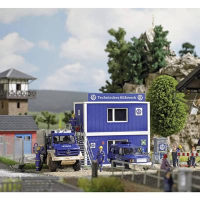 Busch 1029 H0 set THW-containers Bouwpakket Busch 1029 H0 set THW-containers Bouwpakket
