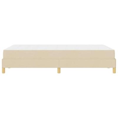 Boxspring bed Crème en bruin 120 x 200 cm