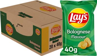 Chips lays bolognese zak 40gr