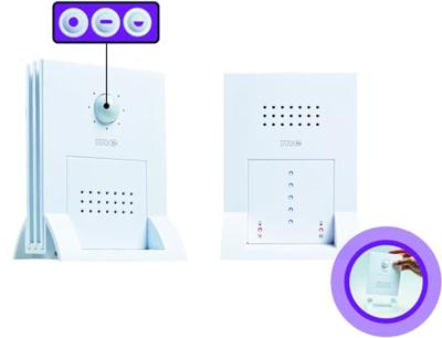 m-e modern-electronics Doorgangsmelder DGF-300 Wit Met bewegingsmelder 41058