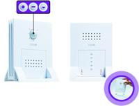 m-e modern-electronics Doorgangsmelder DGF-300 Wit Met bewegingsmelder 41058 - thumbnail