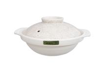 Witte Aardewerk Braadpan - Ginpo - 22cm - thumbnail