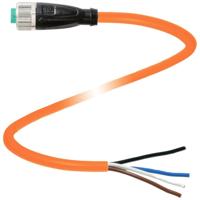 Pepperl+Fuchs 221858 Sensor/actuator connector, geassembleerd Aantal polen (sensoren): 4 10 m 1 stuk(s) - thumbnail