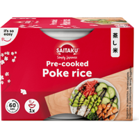Saitaku Steamed Poke Bowl Rice 125g bij Jumbo - thumbnail