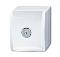 ABB 2CKA002083A0833 Geaard stopcontact IP44 Wit, Zuiver wit (RAL 9010) - thumbnail