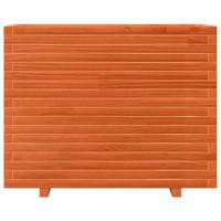 Plantenbak 90x60x72,5 cm massief grenenhout wasbruin - thumbnail