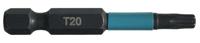 Makita Accessoires B-63781 | Slagschroefbit | T20x50mm | X Impact Black - B-63781 - thumbnail