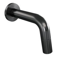 Brauer Stripe inbouw fonteinkraan inkortbaar gunmetal geborsteld PVD - thumbnail