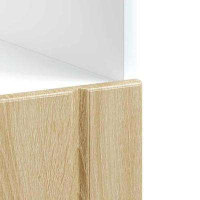 Ovenkast Lucca bewerkt hout sonoma eikenkleurig