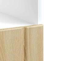 Ovenkast Lucca bewerkt hout sonoma eikenkleurig - thumbnail