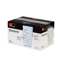 Bormioli Rocco Longdrinkglazen Diamond - Blauw - 470 ml - 6 stuks - thumbnail