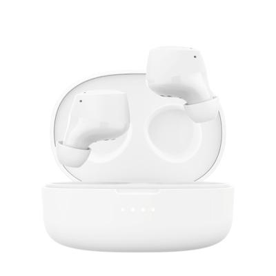 Belkin SoundForm Bolt True Wireless Earbuds, oordopjes draadloos, batterijduur tot 28 uur en Mono-modus, zweet- en waterbestendig (IPX4), Bluetooth-koptelefoon met microfoon, Wit
