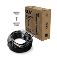 club3D CAC-1392 HDMI Verlengkabel [1x HDMI-stekker - 1x HDMI-stekker] Zwart Active Optical Cable (AOC) 30 m - thumbnail
