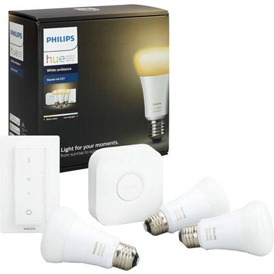 Philips Hue White ambiance 3 x E27 bulb Starter kit E27 Philips Hue White ambiance 3 x E27 bulb Starter kit E27
