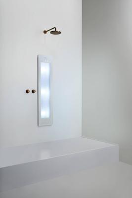 Sunshower Round Medium Plus infrarood + UV licht inbouw 140x33x10cm White M0600-M0101 Sunshower Round Medium Plus infrarood + UV licht inbouw 140x33x10cm White M0600-M0101