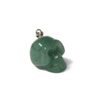Kristallen Schedel Hanger Aventurijn Groen - 20 mm - thumbnail