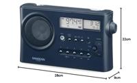 Sangean PR-D4BT Radio VHF (FM), Middengolf, AM, FM Bluetooth Wekfunctie Donkerblauw - thumbnail