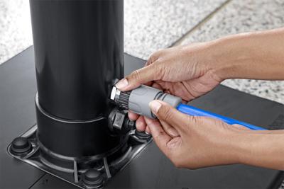 Bestway buitendouche solar flow 8 l zwart
