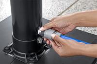 Bestway buitendouche solar flow 8 l zwart - thumbnail
