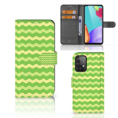 Samsung Galaxy A52 | Telefoon Hoesje | Waves Green
