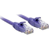 LINDY 48122 RJ45 Netwerkkabel, patchkabel CAT 6 U/UTP 1.00 m Violet 1 stuk(s) - thumbnail