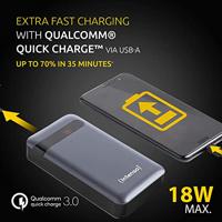 Intenso PD20000 Powerbank 20000 mAh Quick Charge 3.0, USB PD 3.0 LiPo Zwart Statusweergave - thumbnail