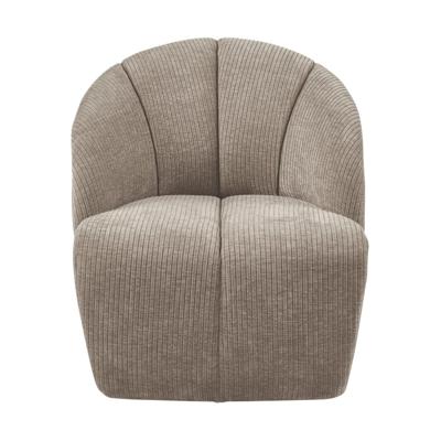 Woood Mojo fauteuil rib Donker Zand
