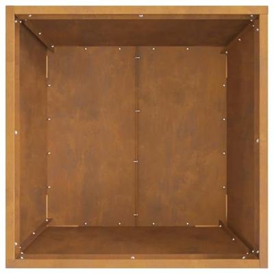 VidaXL Vuurkorf bruin 50 x 50 x 38 cm cortenstaal VidaXL Vuurkorf bruin 50 x 50 x 38 cm cortenstaal