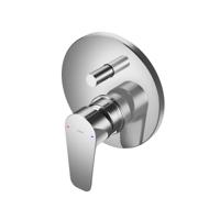 Inbouw Douchemengkraan Hotbath Gringo 1-hendel Automatische Omstelinrichting Chroom - thumbnail