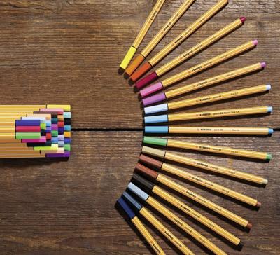 Fineliner stabilo point 88/65 f amber