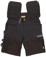 Blåkläder Short met stretch en spijkerzakken 15981343 | Zwart | Maat 60 - 7330509722145 - thumbnail