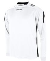 Stanno 411003 Drive Match Shirt LS - White-Red - XXXL - thumbnail