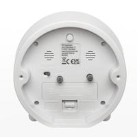 TFA Dostmann 60.1043.02 Wekker Kwarts Wit Alarmtijden 1 Slepend uurwerk (geluidsloos) - thumbnail