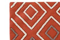Kussenhoes DKD Home Decor Terra cotta Geometrisch 50 x 1 x 50 cm - thumbnail