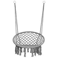 VidaXL Hangstoel 80 cm grijs - thumbnail
