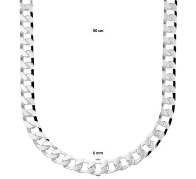 TFT Zilveren Ketting Gourmet 6,0 mm 50 cm