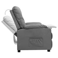 Sta-op-stoel kunstleer grijs - thumbnail